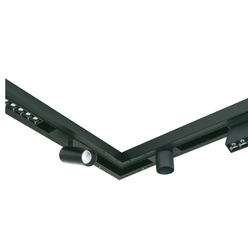 
Hot sale surface mounted track rail plastic cover strip bar linear aluminum led profile light 