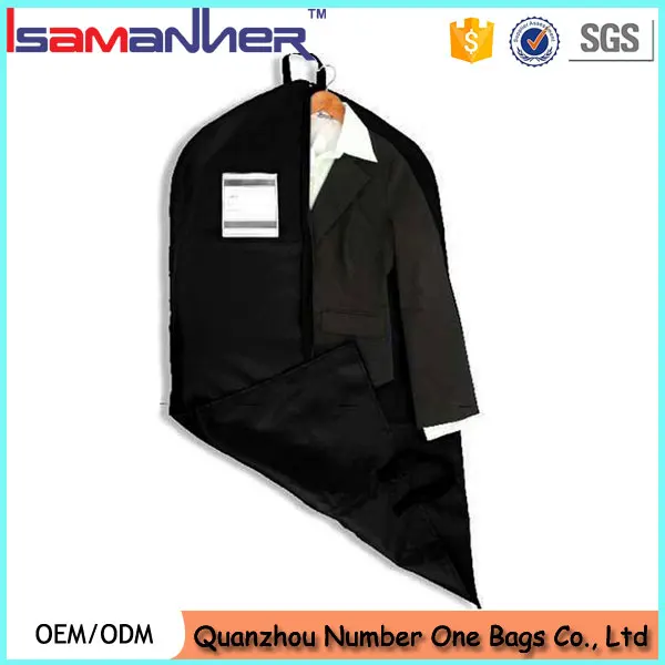 Пользовательские одежды вещевой мешок 210D нейлон складывающийся мешки для костюмов с ID-карты держатель