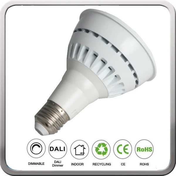 20W E27 Par30 LED Spotlight 2700K 3000K 4000K 5000K Pink Color Par30 LED Light Lamp