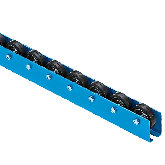 30mm Diameter Rubber Coated Roller Skate Rails Roller Conveyor Rubber,wheel: Steel with Rubber Coated; Frame: Steel 35kg/wheel