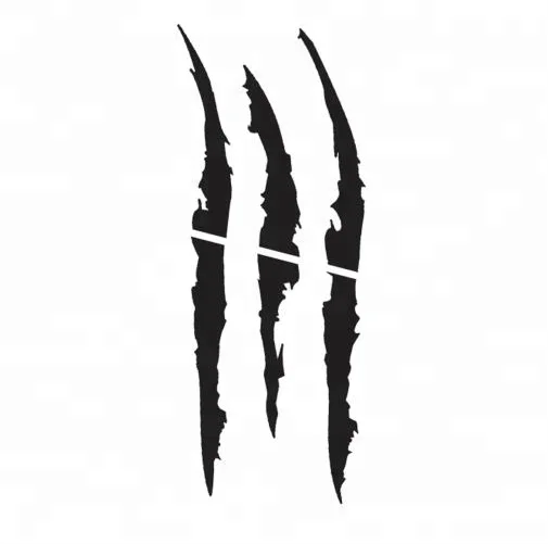 Автомобильный Стайлинг наклейка Монстр царапины полоски крабы маркеры автомобильные наклейки