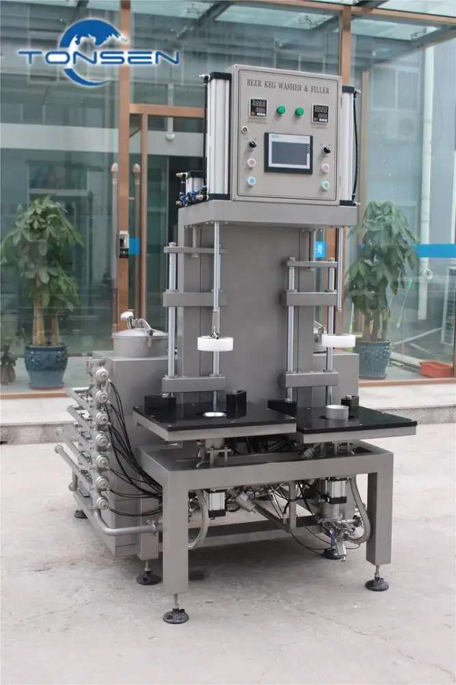кегомойка розлив в кег BEER KEG WASHER FILLER Beer Keg Washing and Filling AIO Machine