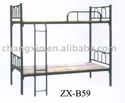 Складная двухъярусная кровать, армейская металлическая двухъярусная кровать, Современная железная кровать