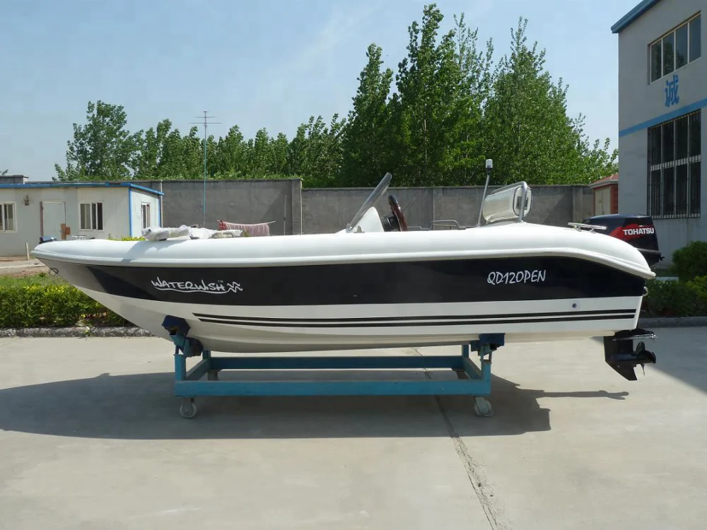 
Factory fiberglass fishing yacht with motor 