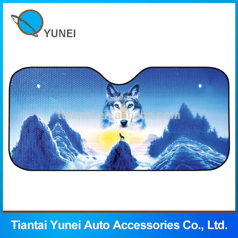 Cheaper Foldable PE Bubble Front Window Advertising Car Sunglass Shield