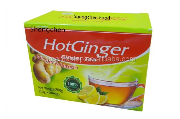 
16g instant lemon ginger tea in granule /Anhui shengchen ginger lemon drink 10g*20bags/box 