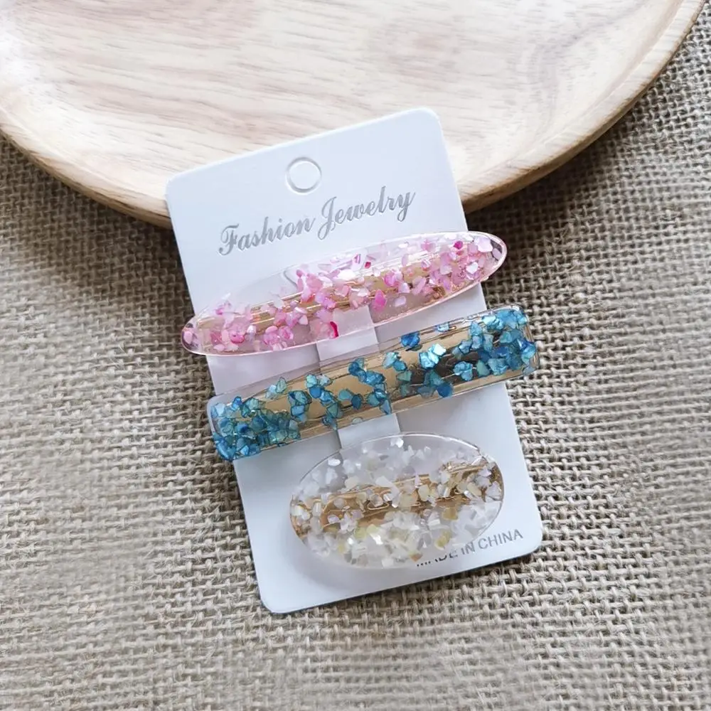 
Yiwu Hair Accessories Factory Wholesale Fancy Jelly Color 3 Pcs/Set Acrylic Acetic Hair Claw Clip For Women Girls 