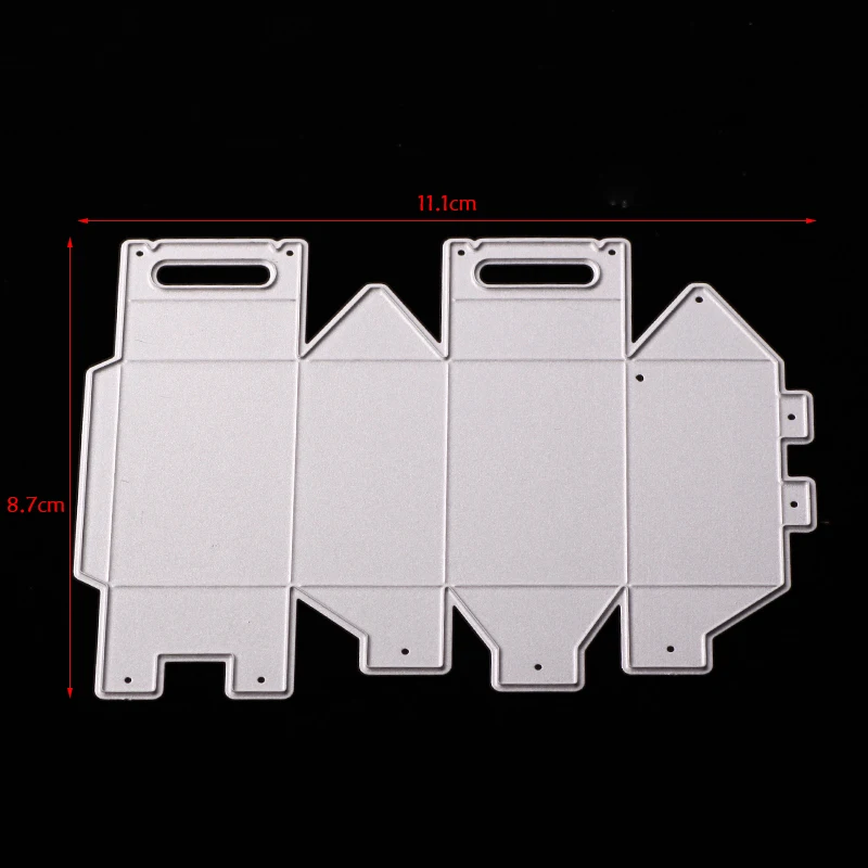 AAGU Gift Box Package Cutting Dies Scrapbooking Metal Carbon Steel Embossing Stencils For Paper Crafts Christmas Die