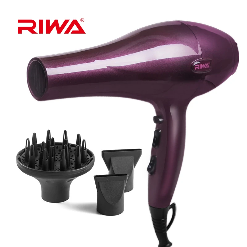 RIWA brand Professional hair dryer salon use AC motor big power 2200W