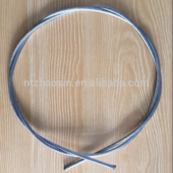 
19x7 4mm 10mm 12mm 25mm Electro galvanized used nat Steel Wire Rope witnout scrap flat flexible marine wire rope 