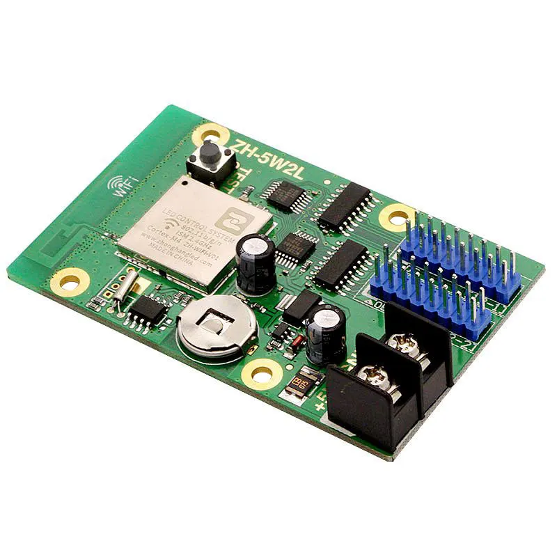 ZH-5W2L 2 Lines Led Display Single and Dual Color LED Sign Board WiFi Control Cards