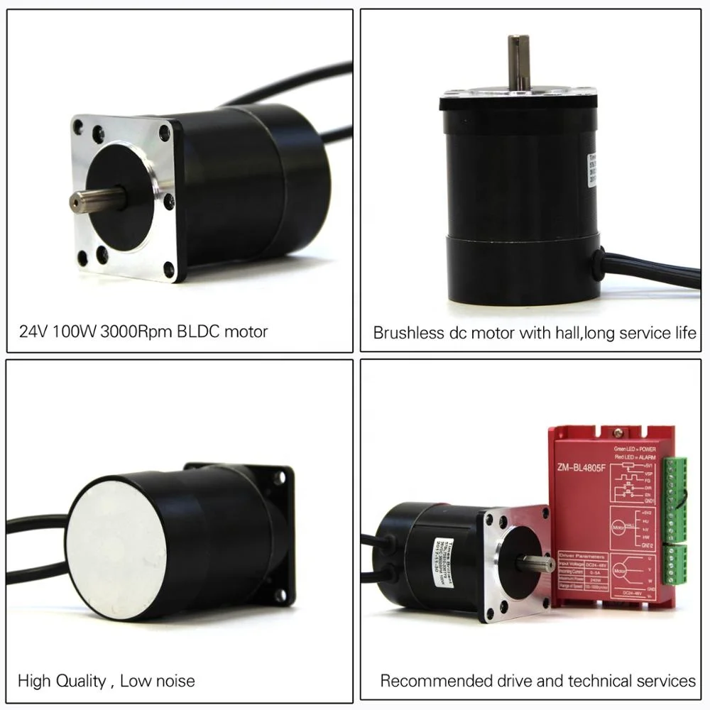 Good quality 3000rpm high speed 100w pwm 24v bldc brushless dc motor controller kit for lathe