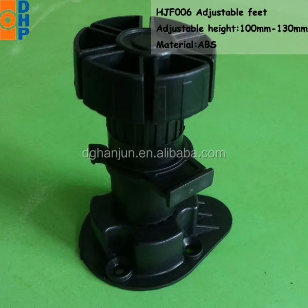 Plastic adjustable cabinet leg/base cabinet adjustable legs/adjustable table legs