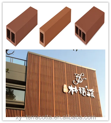 Foshan terracotta louver for facade wall