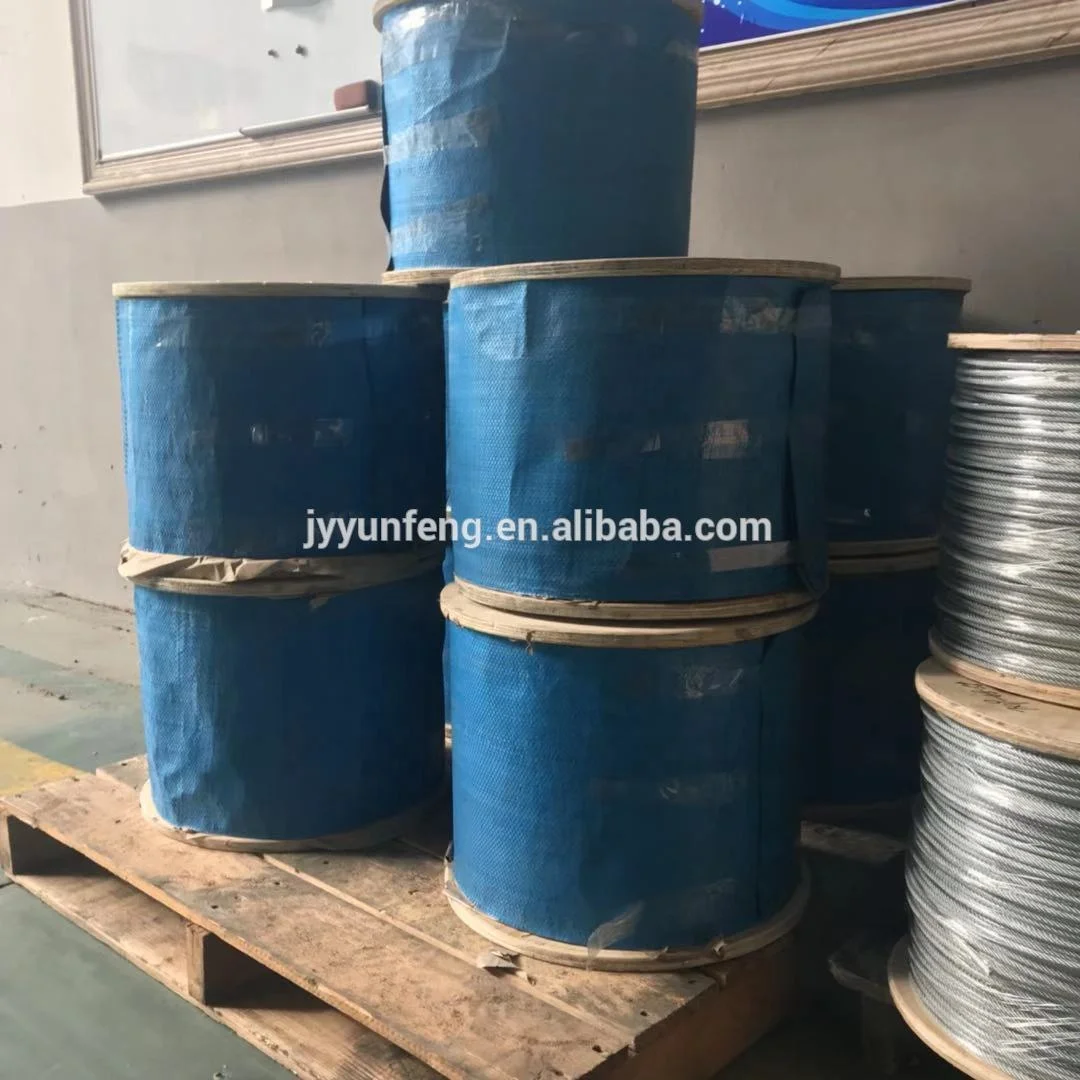  PTFE/F4 покрытый natual цвет нержавеющая 316 стальная проволока веревка окна трос 3x7-2-2.5mm