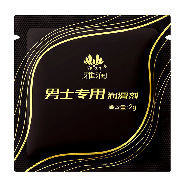 Haijie Accept Oem Comfortable Lubrication 2g Bagged Male Lubricant