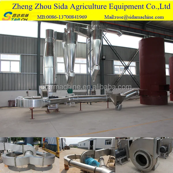 1TPH Cassava|Potato|Corn|Maize Starch Flash Dryer In Egypt