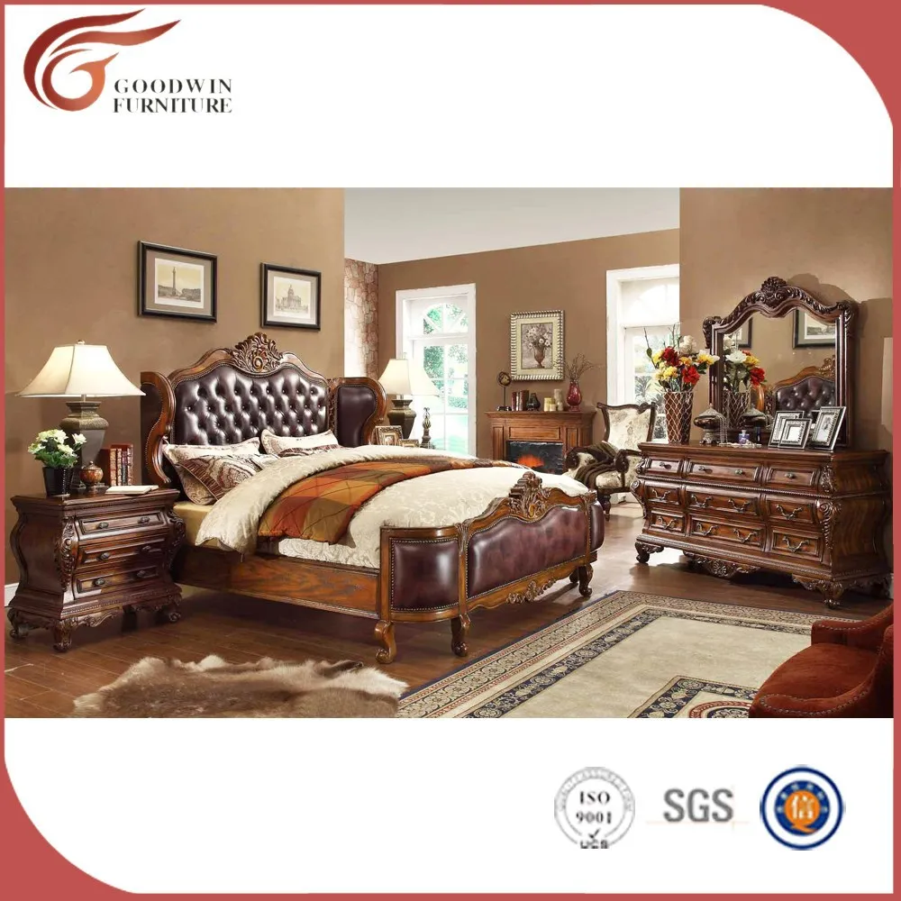 Factory Price America Classic Style House Bedroom Decor Bedroom Suite Bed Room Furniture Bedroom  WA135