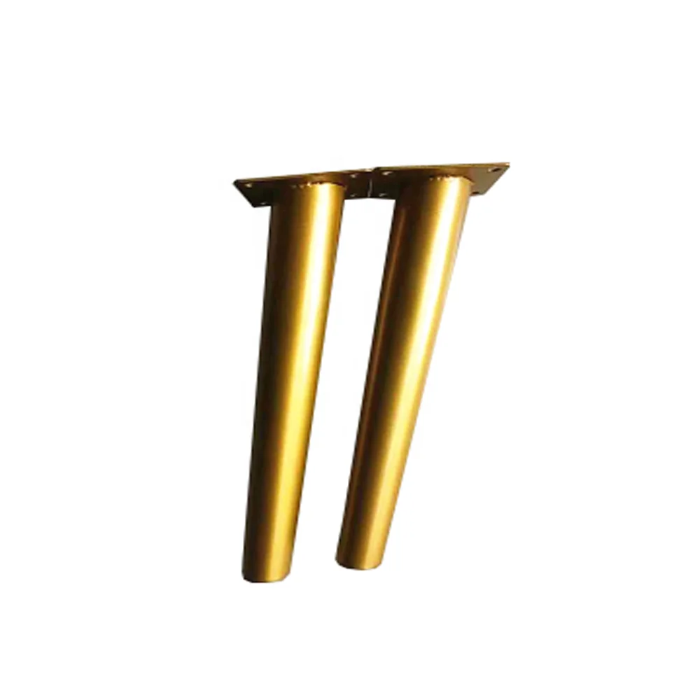 Коническая чугунная ножка для обеденного стула из нержавеющей стали и