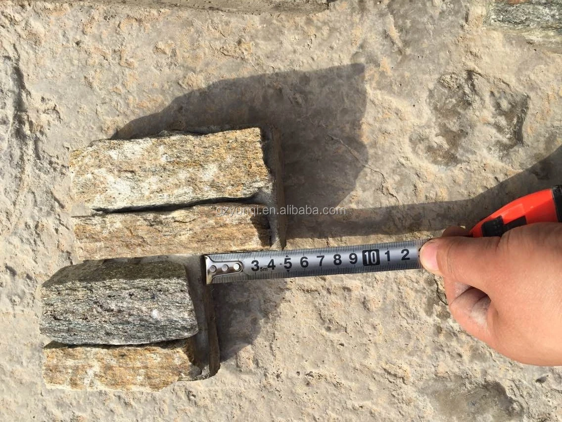 Black quartzite cement backed natural culture quartzite Stacked wall cladding Ledge Stone