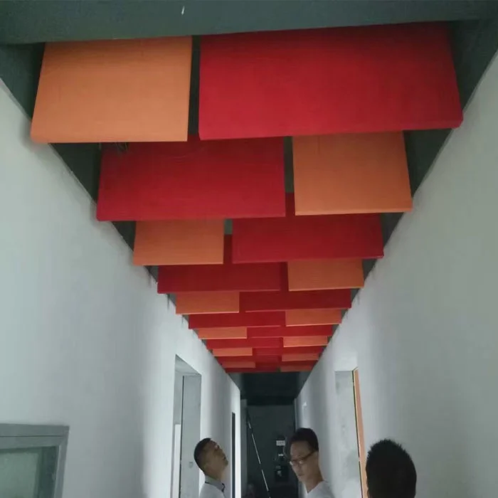 Sound insulation 30mm drop acoustic panel ceiling tiles 2x4