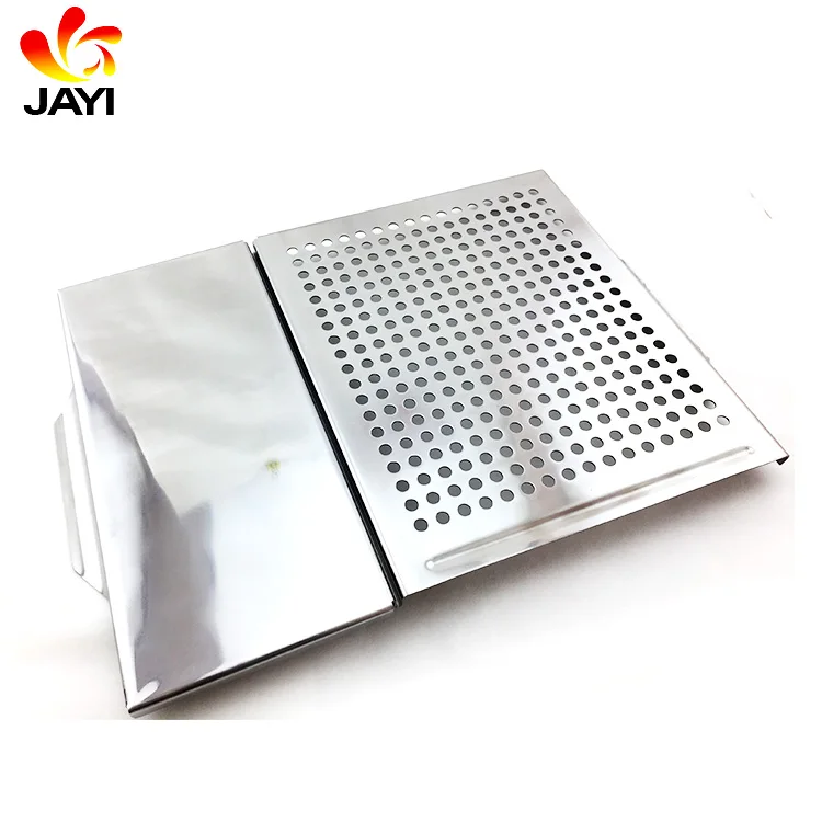 Grill Pan Dual Grilling Grid Tray 2 in 1 BBQ Grill Topper