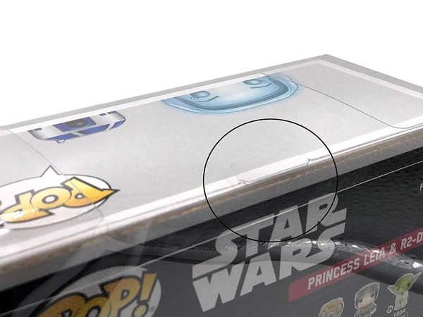 Custom 0.5 mm Soft Crease Funko POP Protector with Lock Tab on Top