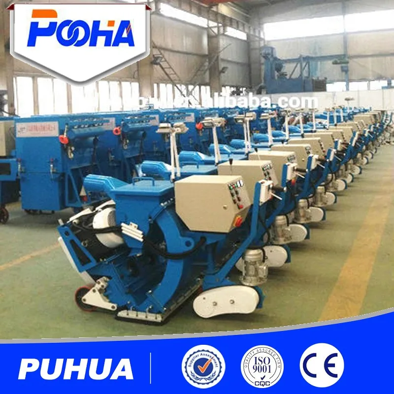 Mobile Concrete Floor / Steel Plate Shot Blasting Machine / Shot Blaster for Sale Runway Rubber Removal