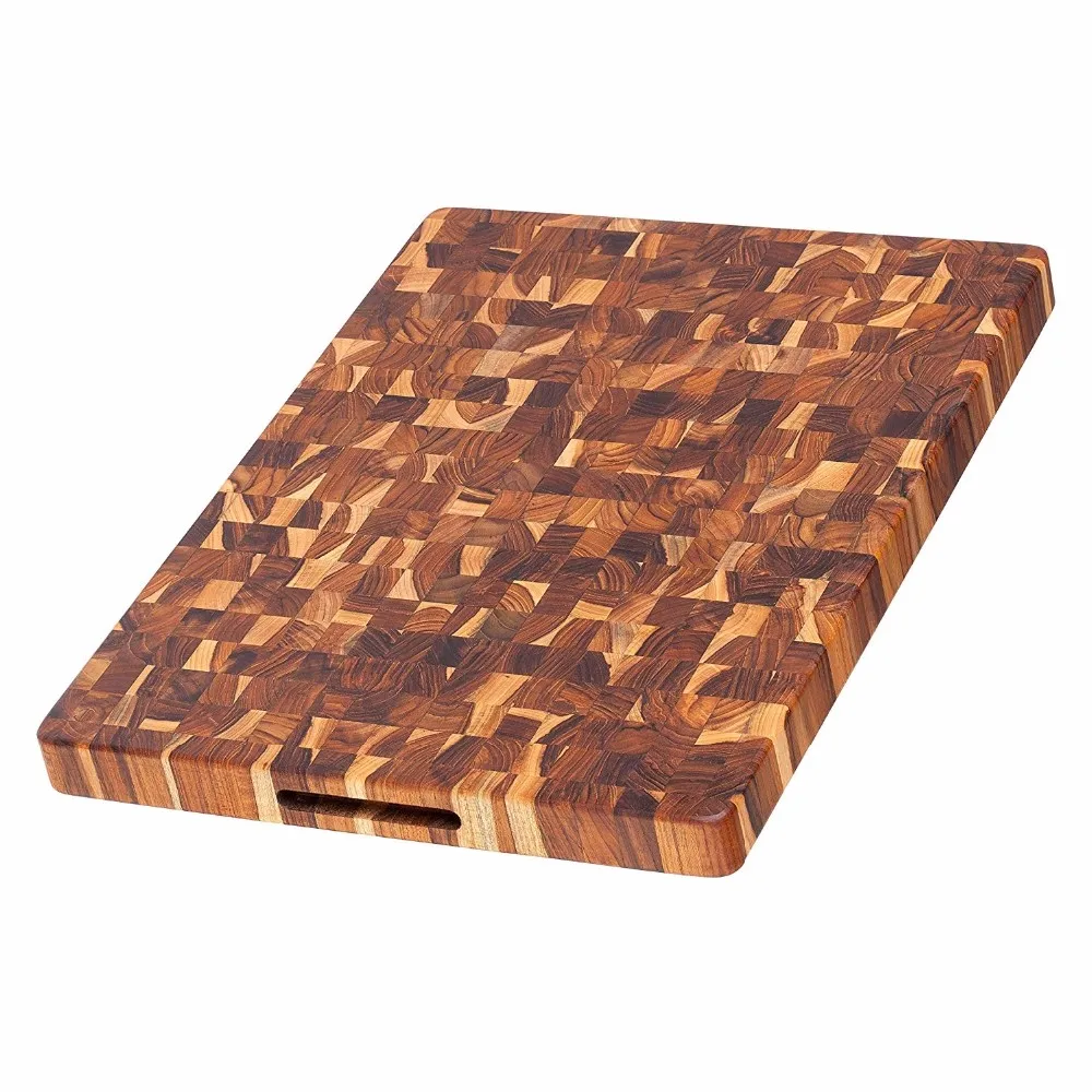 
Premium OEM wholesale kitchen 100% soild acacia wooden end grain cutting chopping board butcher block 