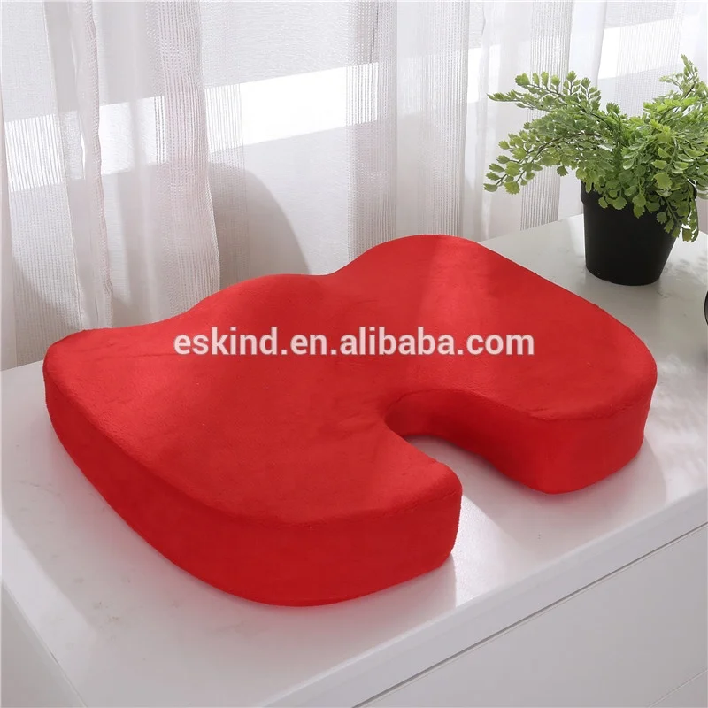 
Eskind Portable Folding Stadium Non-Slip baby Stroller Booster Adult Orthopedic Plush Coccyx Memory Foam Car Gel Seat Cushion 