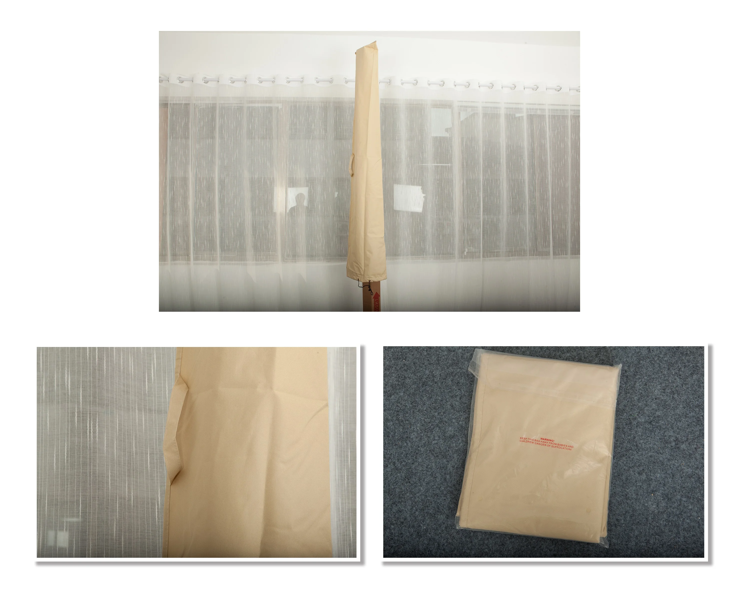 Premium garden furniture parasol umbrella cover cover garden parasol