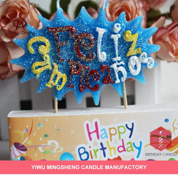 Novelty colorful crazy party candle birthday