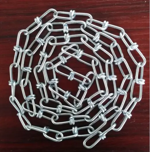 
 2,0 мм DIN5686 гальванизированная цепь с узлом для ПЭТ  