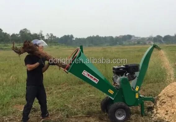 Used small wood chipper sale from yongkang doright