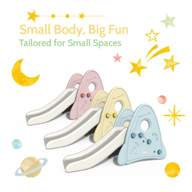
Indoor small slides for baby plastic children slide kids home plastic slide 