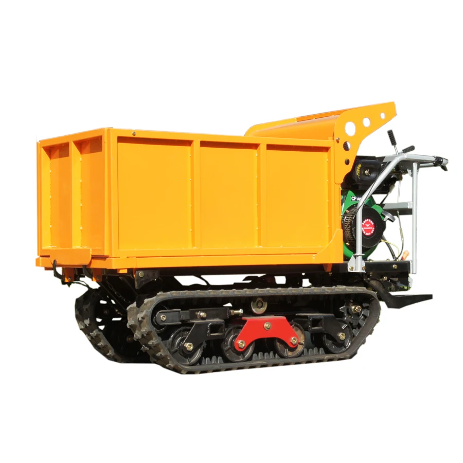 mini tracked chain walk behind tractor