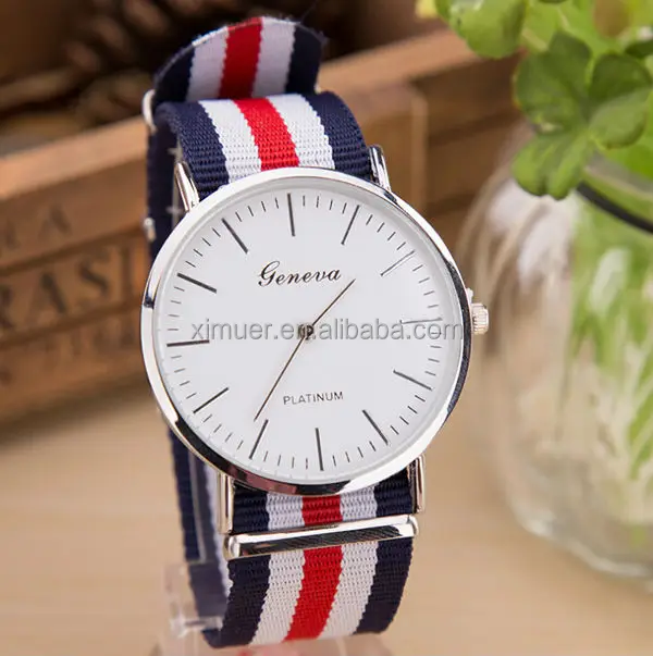 Popular braided geneva watches for women