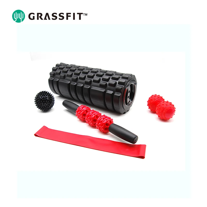 
Home Gym Equipment Black EVA Yoga Massage Foam Roller Set 