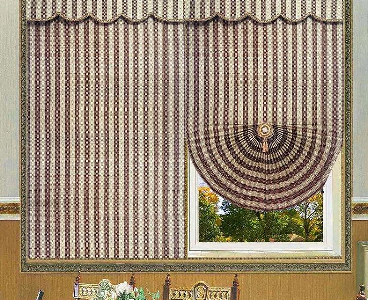 High quality roman style bamboo folding up blinds