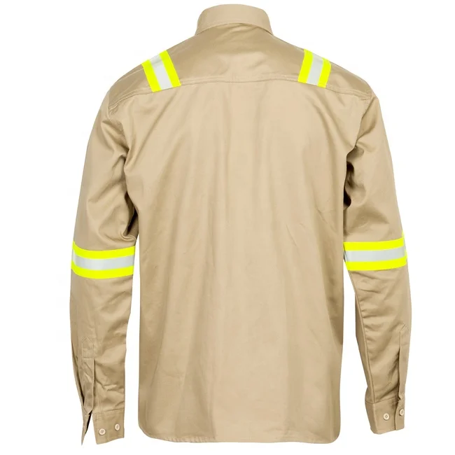 Голубая верхняя одежда, огнестойкая рубашка от производителя