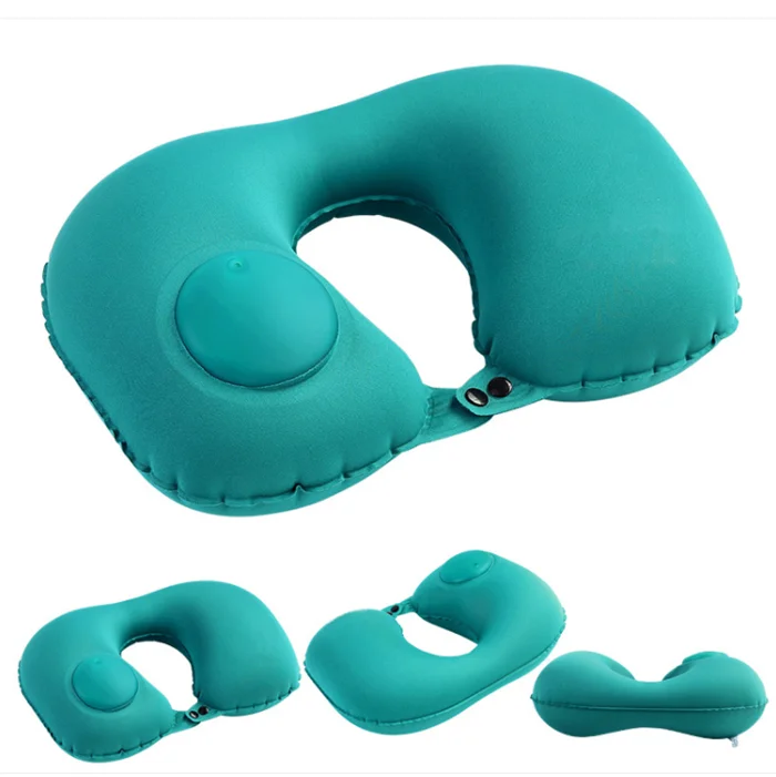 Air Inflatable Traveling Comfortable Travel Pillow for Sleeping Travel Neck Pillow Airplane