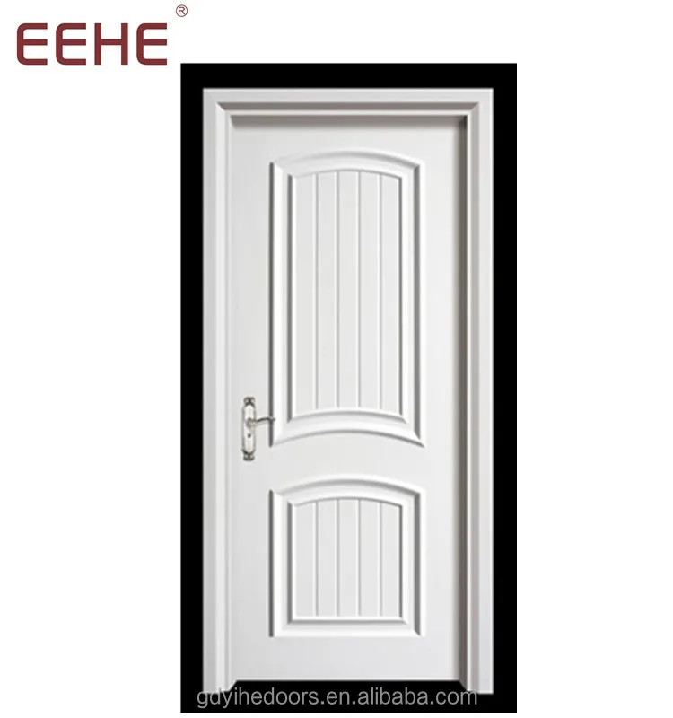 
white design wood pvc bathroom door 