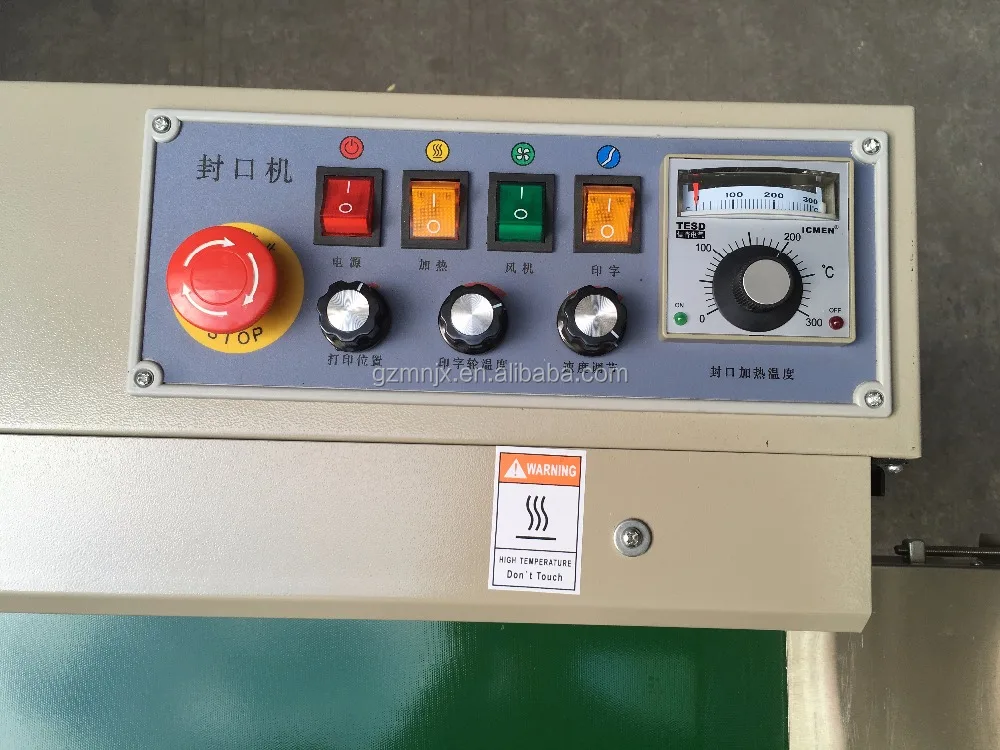 Portable Mini Soild Ink Continuous Horizontal Band Sealing Machine for envelope