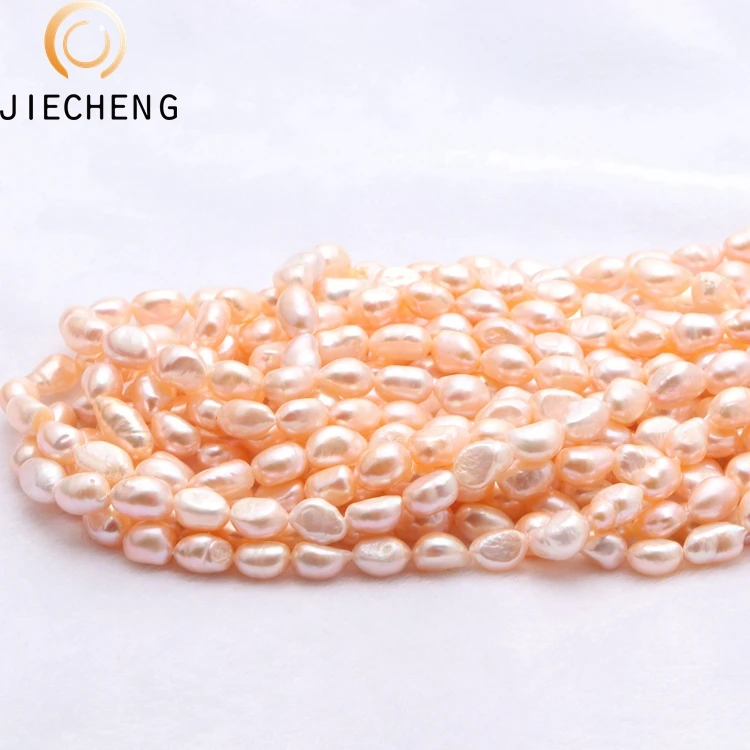 AA+  8-9mm irregular freshwater pearl strand natural zhuji wholesale cultured pearls for sale