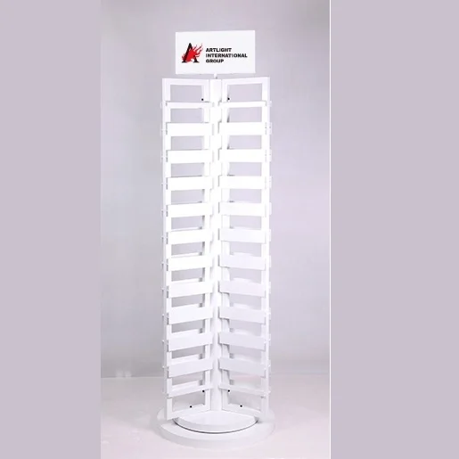 
Custom Made Quartz Display Metal Rack Heavy Duty Rotating Display Stand Turntable 