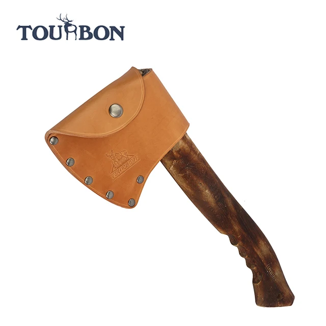 
Thick leather axe head cover woodworker axe sheath 