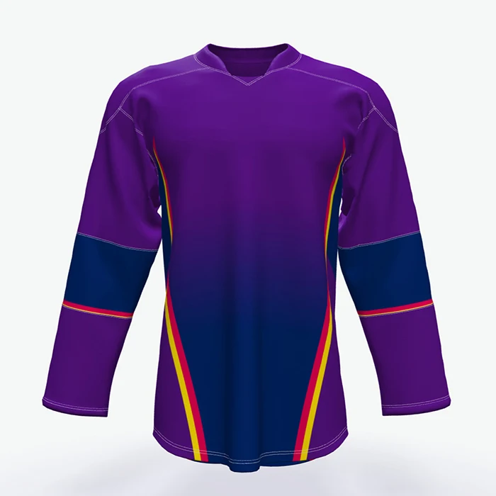 Full sublimation printed custom made unique ice hockey jersey, north america hockey jersey