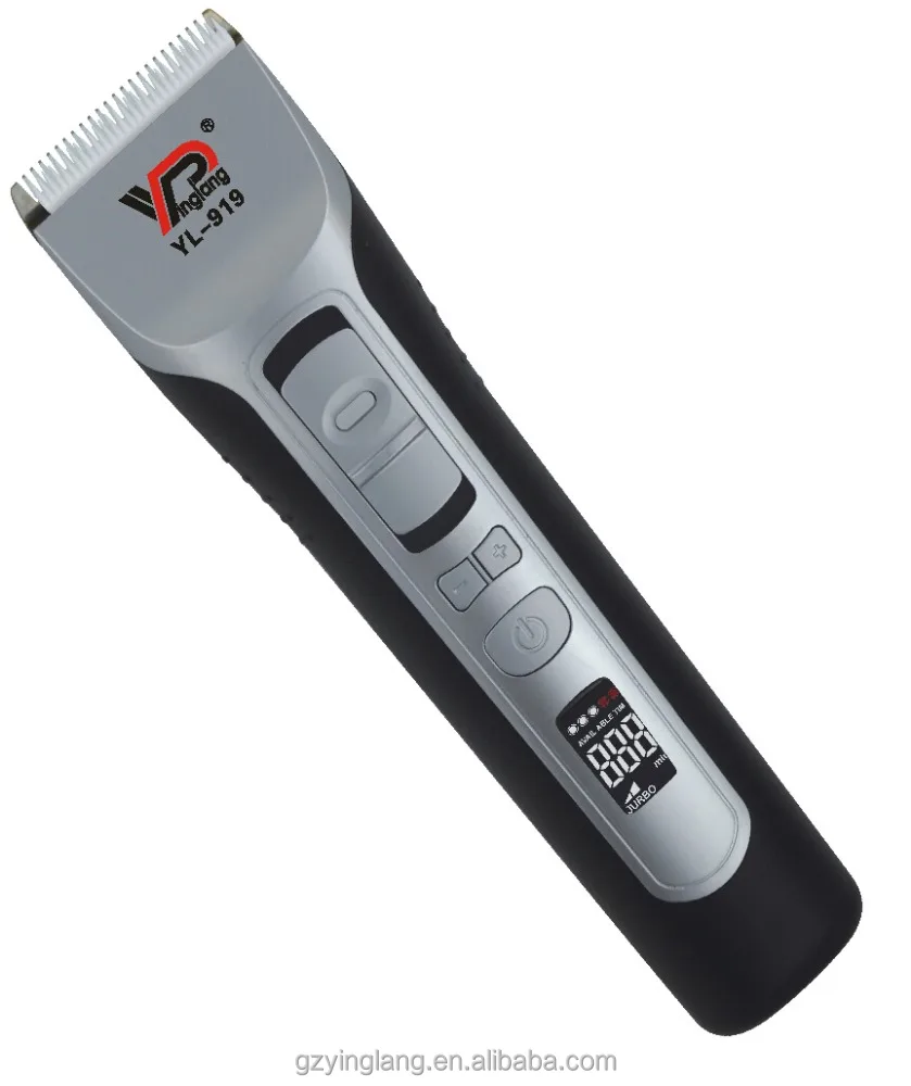Professional hair trimmer Salon rechargeable cordless LED display Electric Hair Clippers