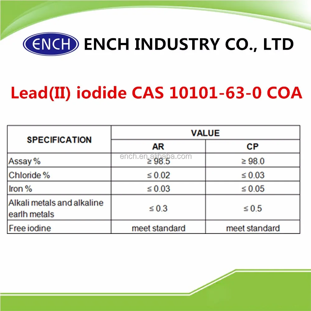 
High quality Lead(II) iodide 