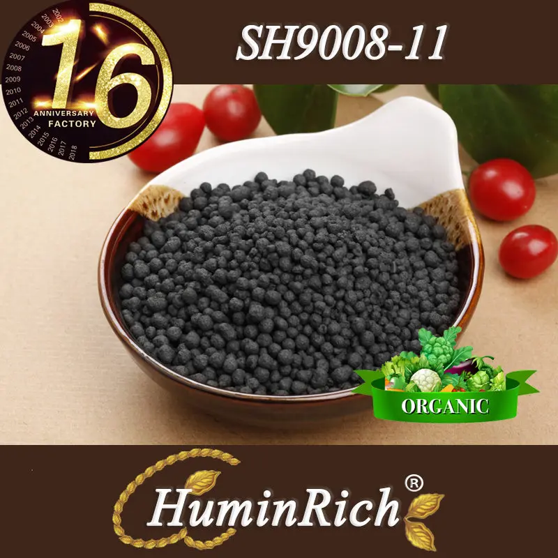 HuminRich SH9008 Potassium Humate Granular Soil Application Fertilizer Improve Sugar Vitamin C